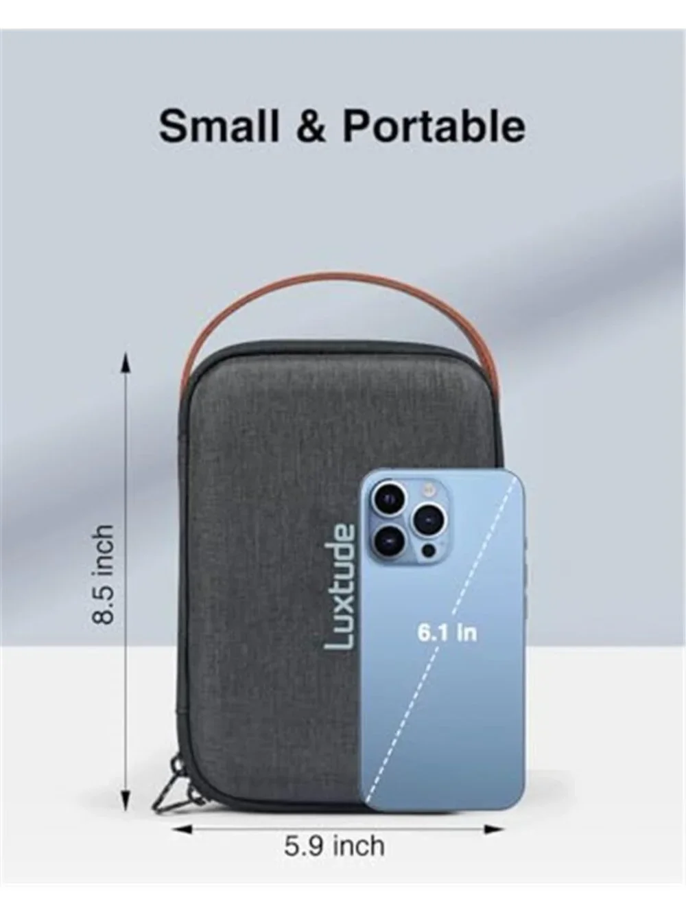 Electronic Organizer Travel Case,Portable Tech Organizers,Hard Shell Zipper Case